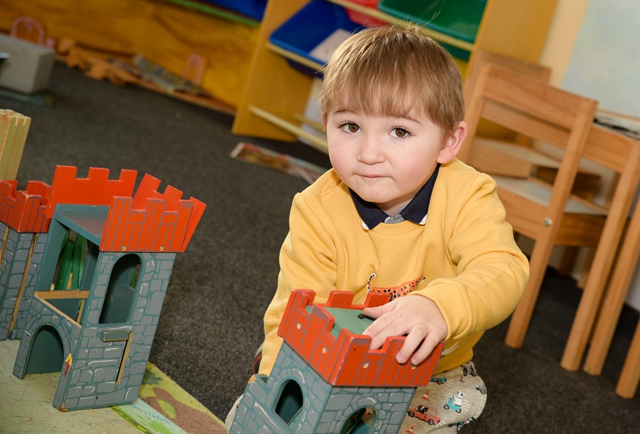 Carrickfergus child in playzone