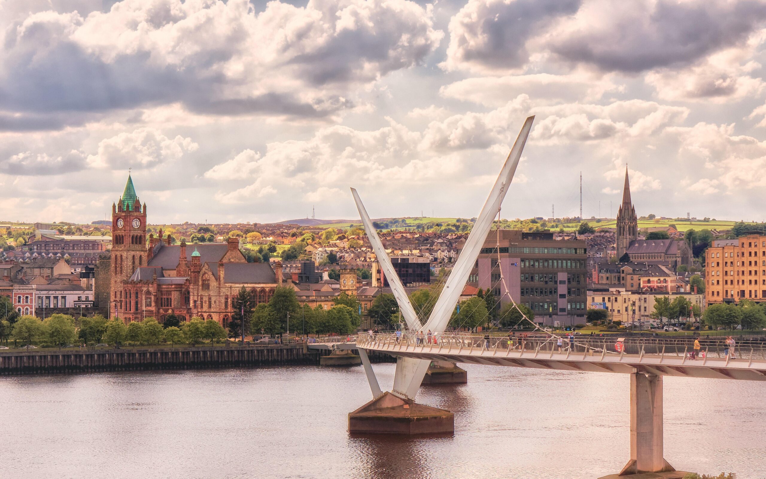 Peace bridge in Derry~Londonderry