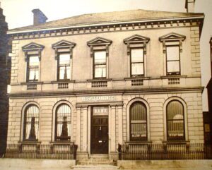 Image of the Court House while it was still the Belfast Banking Company