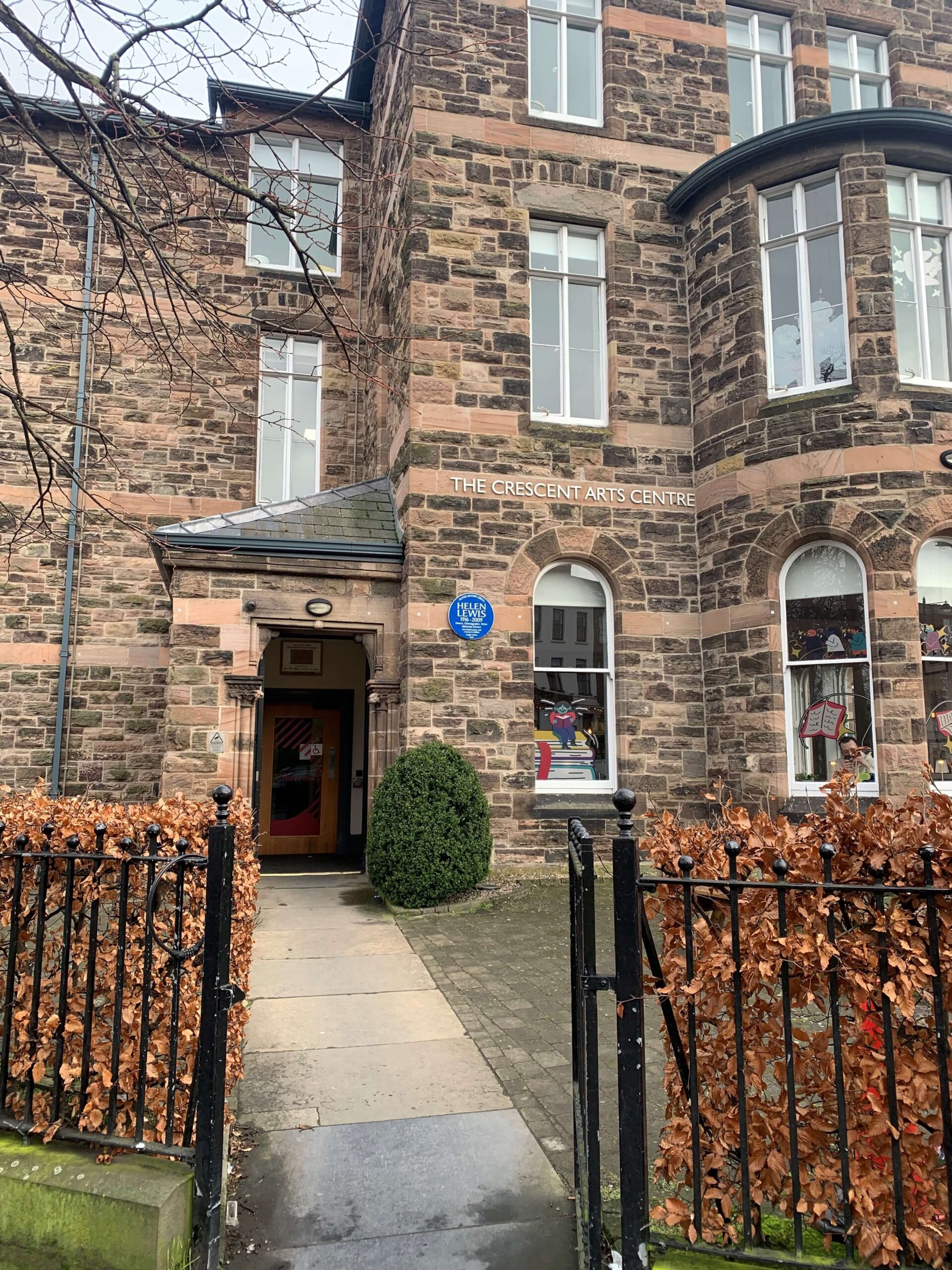 Entrance to the Crescent Arts Centre